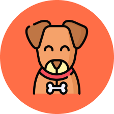 Happy Dog Icon