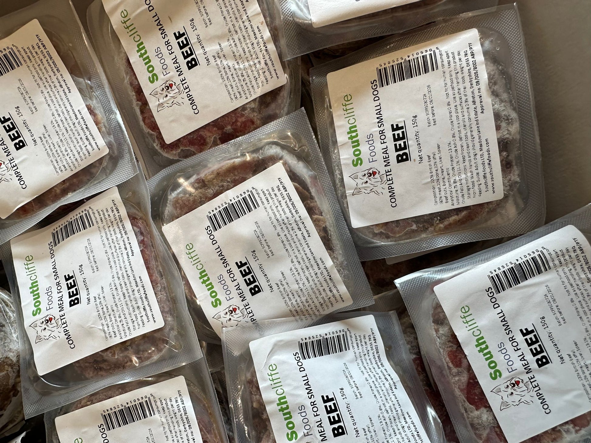Southcliffe Complete Beef Mince Packs for Small Dogs