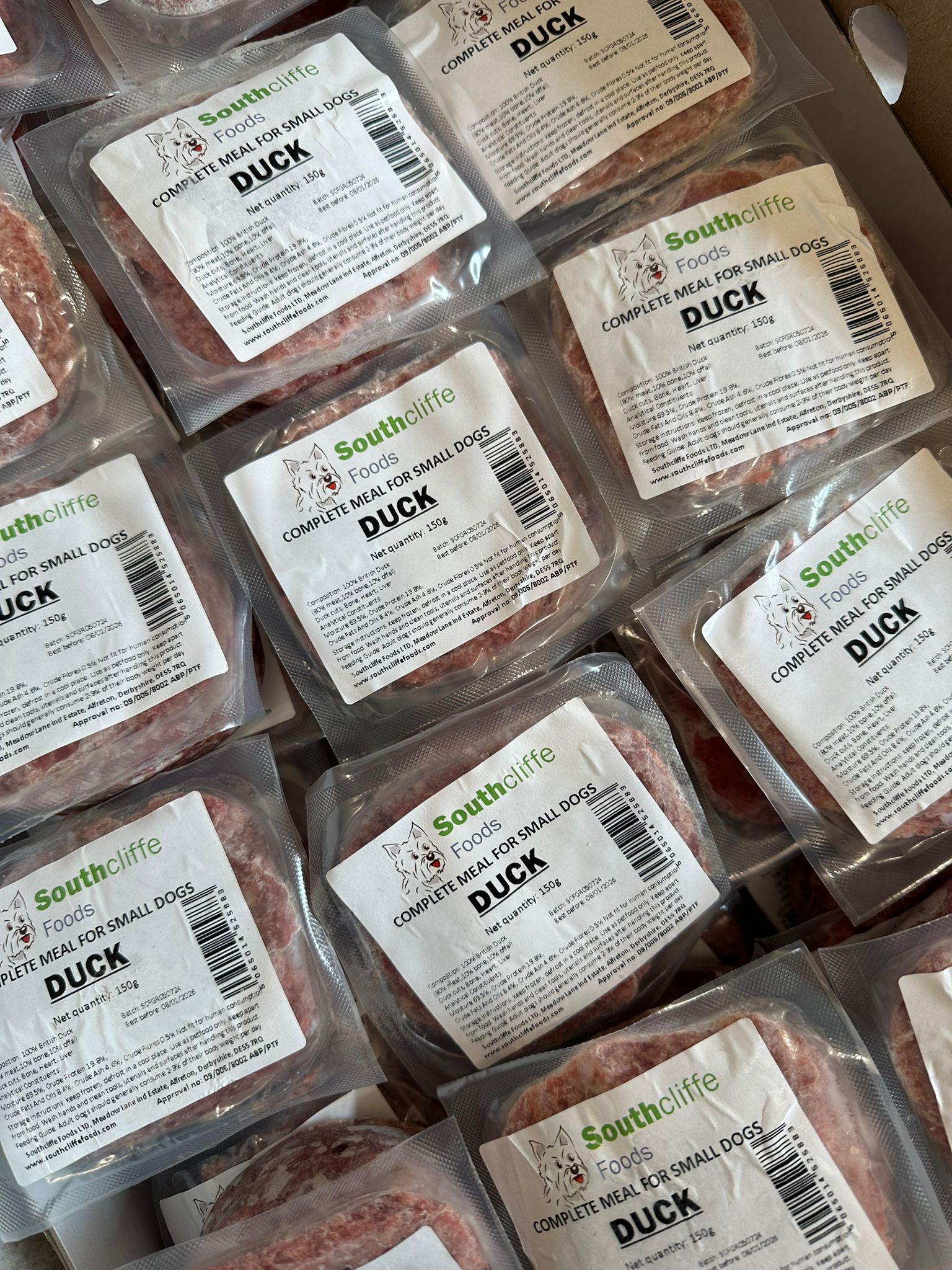 Southcliffe Complete Duck Mince for Small Dogs