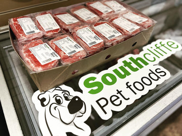 Southcliffe Raw Dog Food Logo and Box