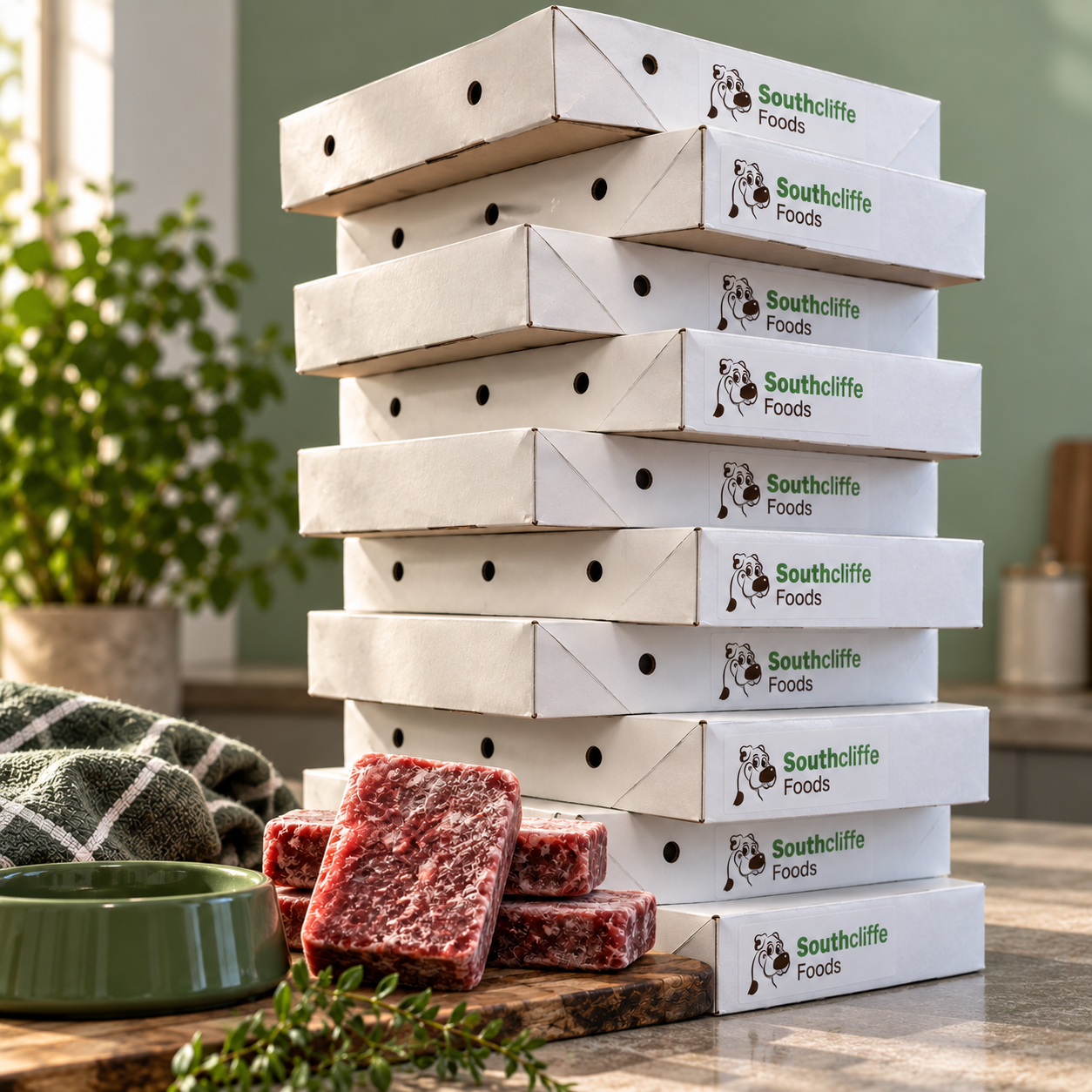 10 Box Deal Southcliffe Raw Dog Food - 240 x 454g Blocks 90/10