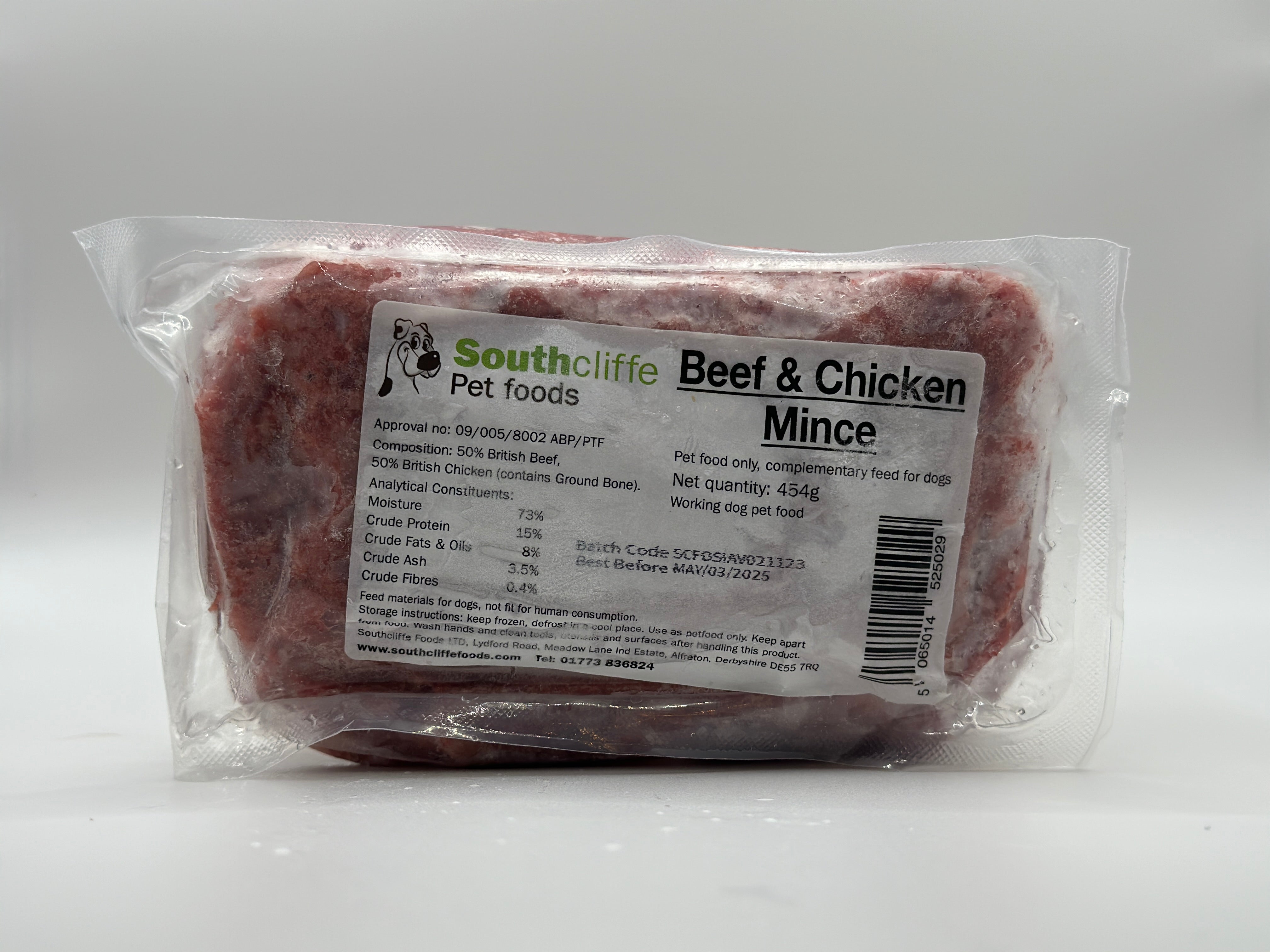 Southcliffe Beef Chicken Mince Raw Dogs Dorset