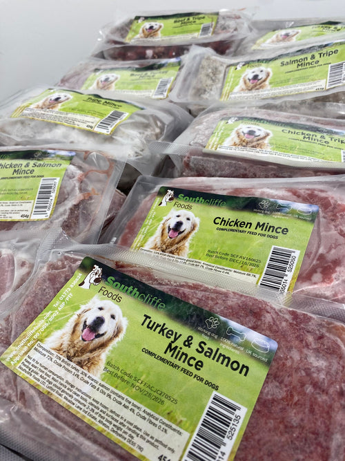 10 Box Deal Southcliffe Raw Dog Food - 240 x 454g Blocks 90/10