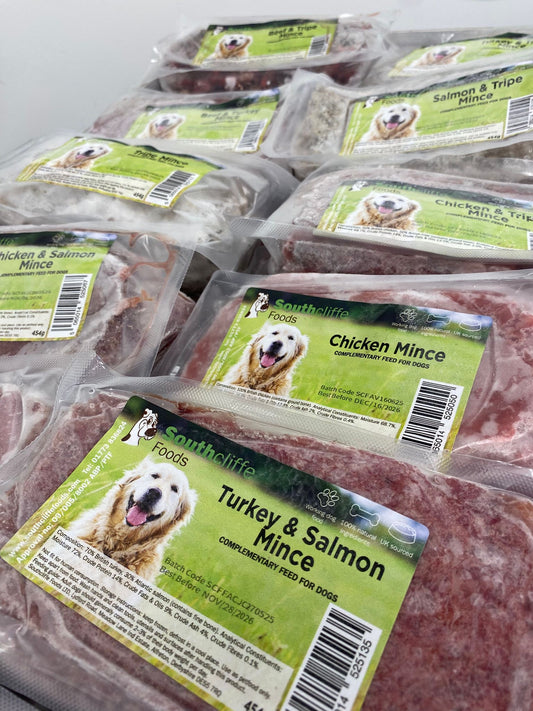 Southcliffe Mixed Box Raw Dog Mince Food