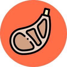 Meat Chop Icon