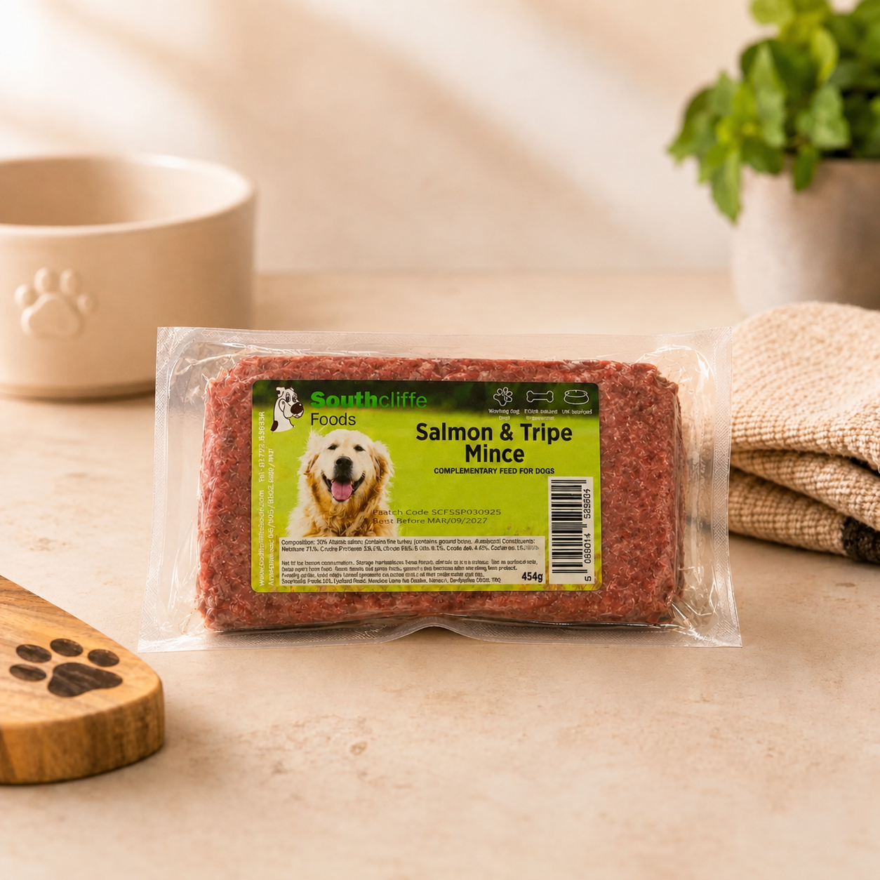 Southcliffe Salmon & Tripe Mince - 24 x 454g 90/10