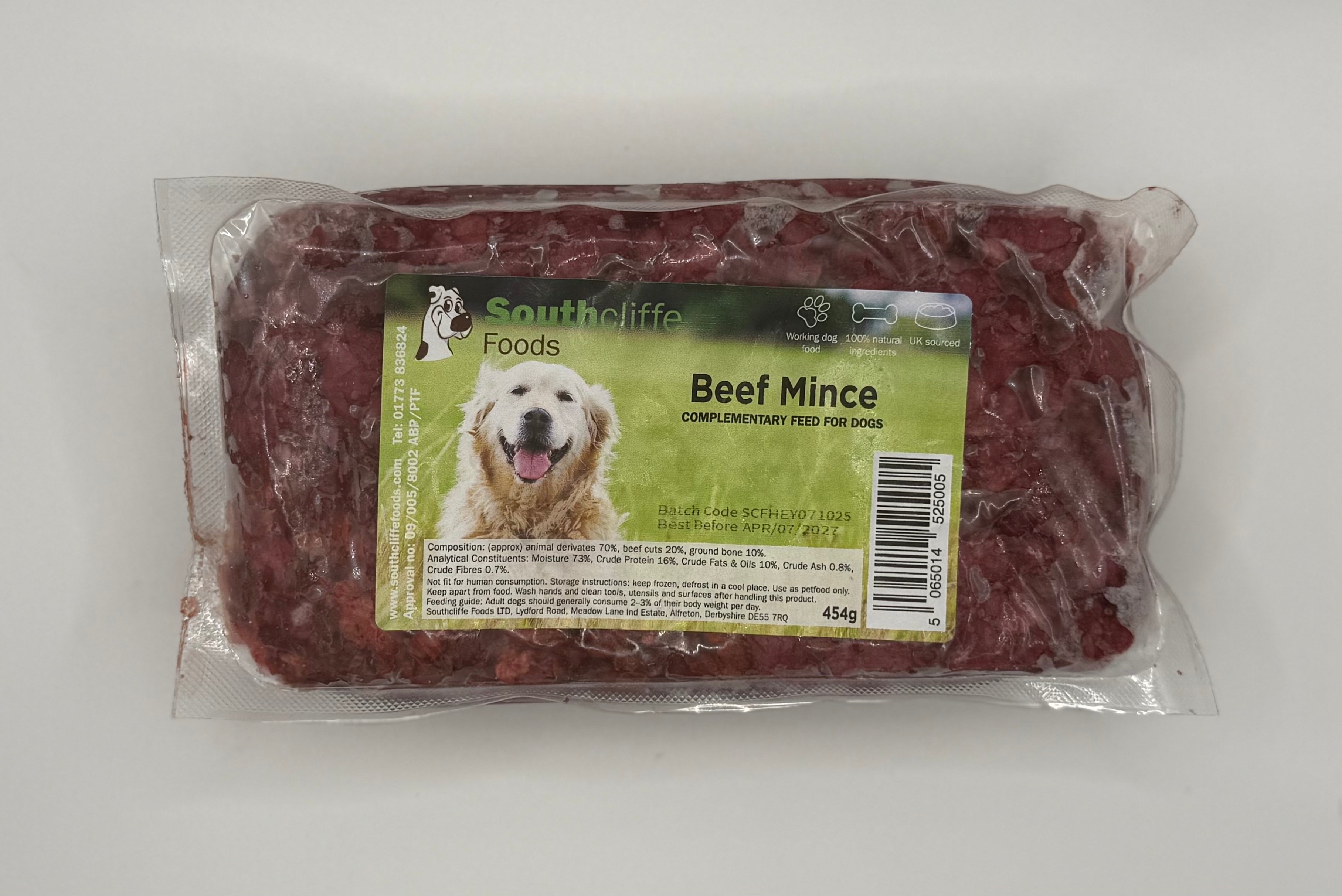 Southcliffe Beef Mince - 24 x 454g 90/10