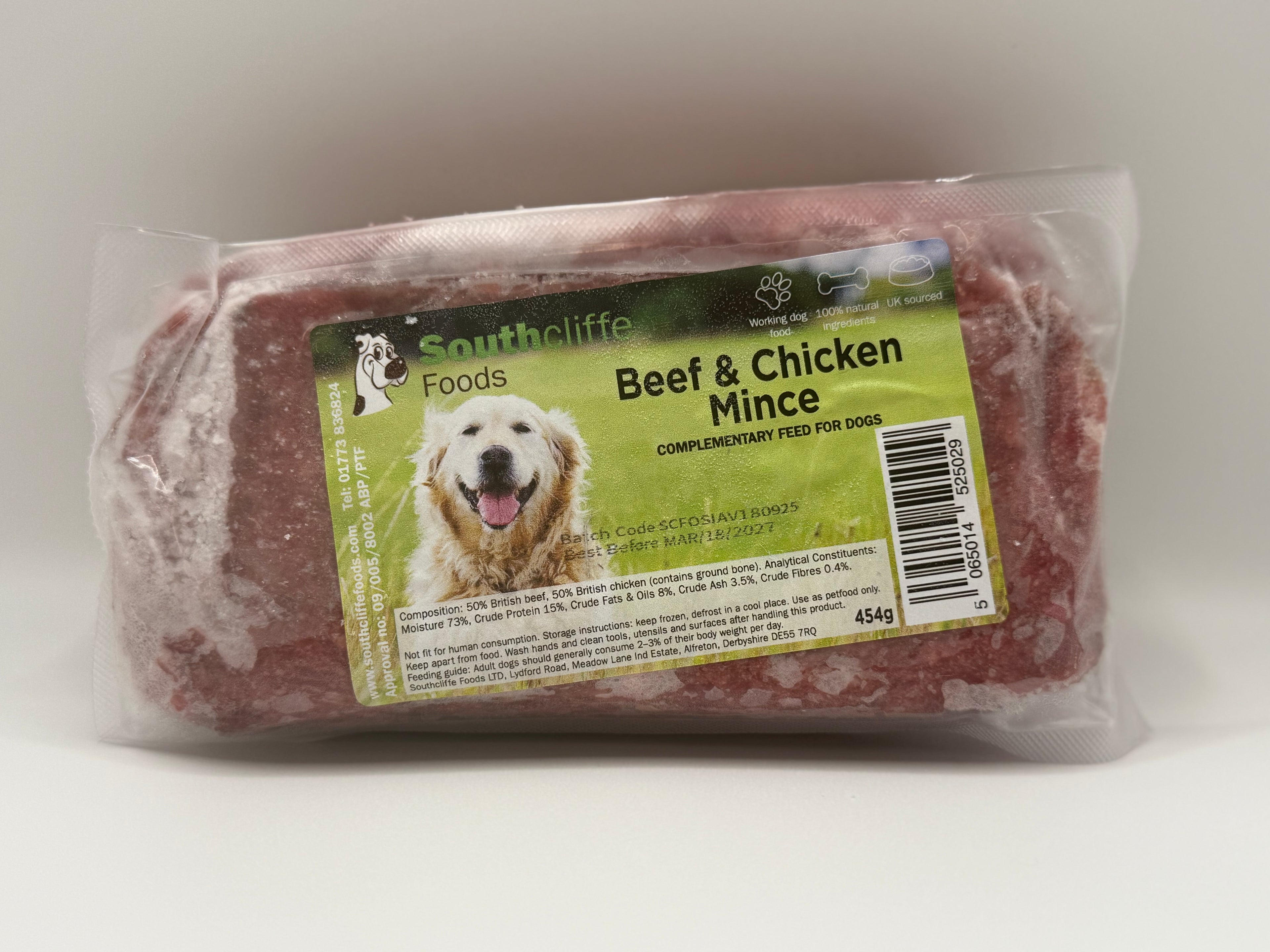 Southcliffe Beef & Chicken Mince - 24 x 454g 90/10