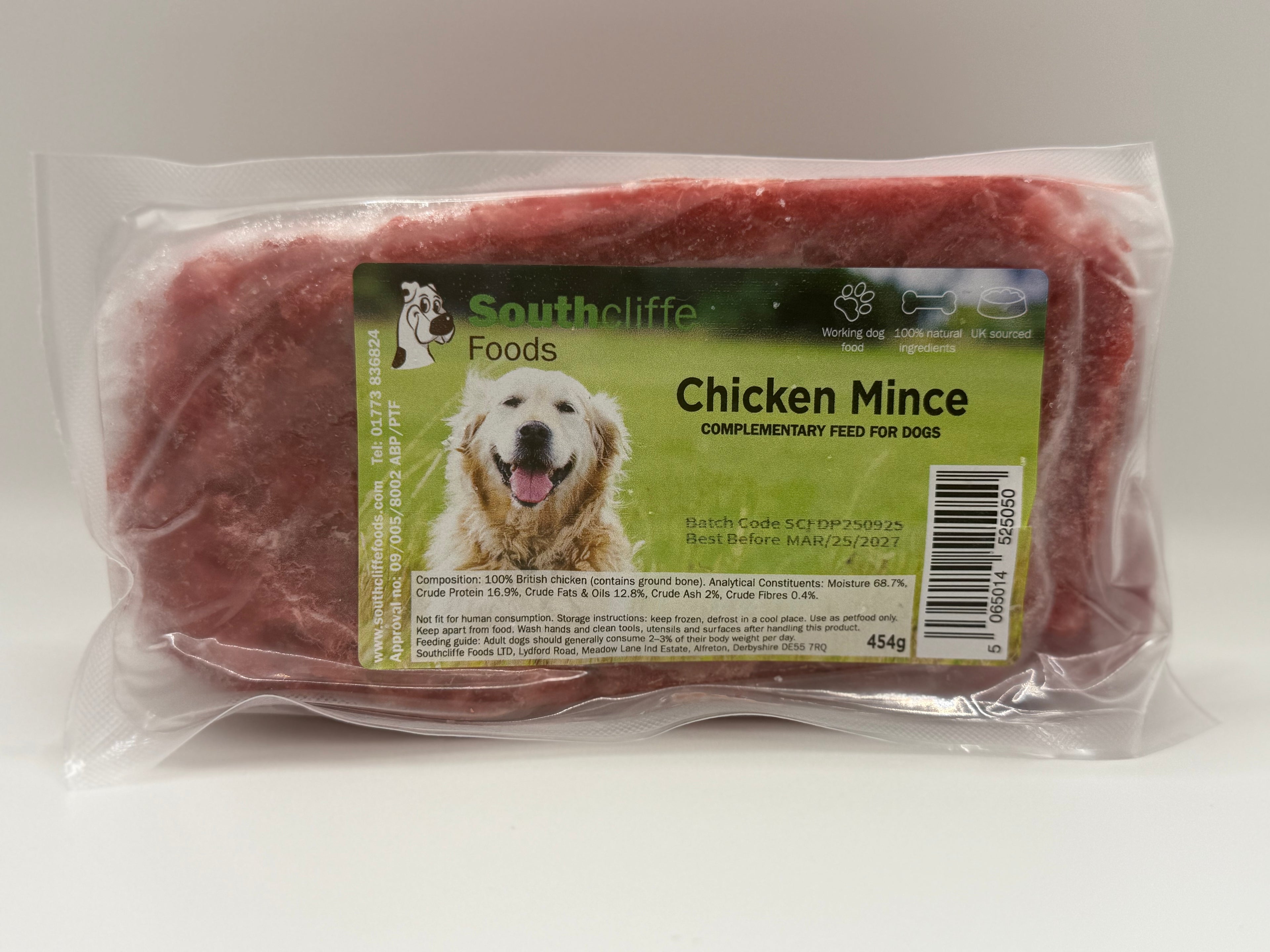 Southcliffe Chicken Mince - 24 x 454g 90/10