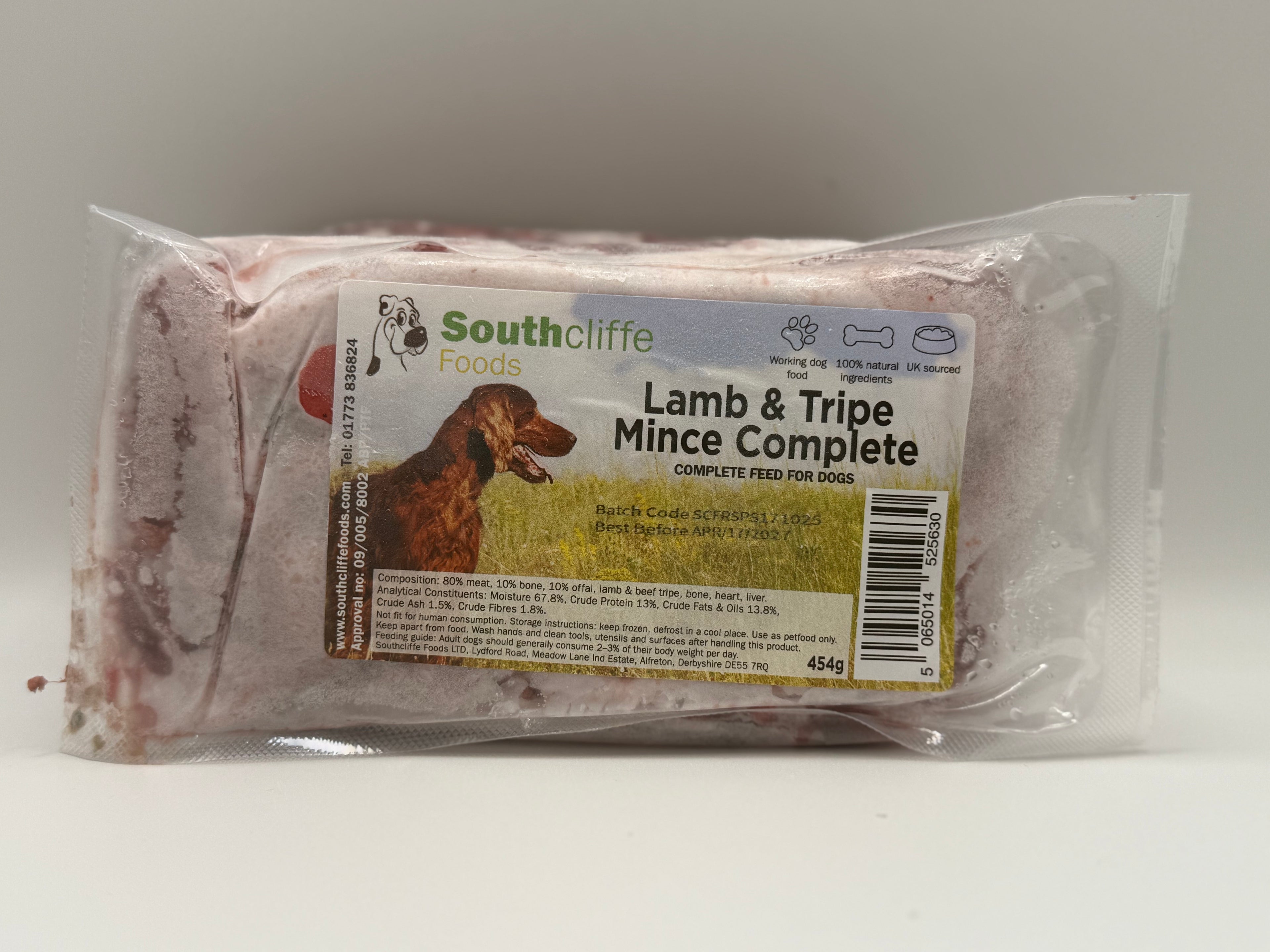 Southcliffe Lamb & Tripe Complete - 24 x 454g 80/10/10