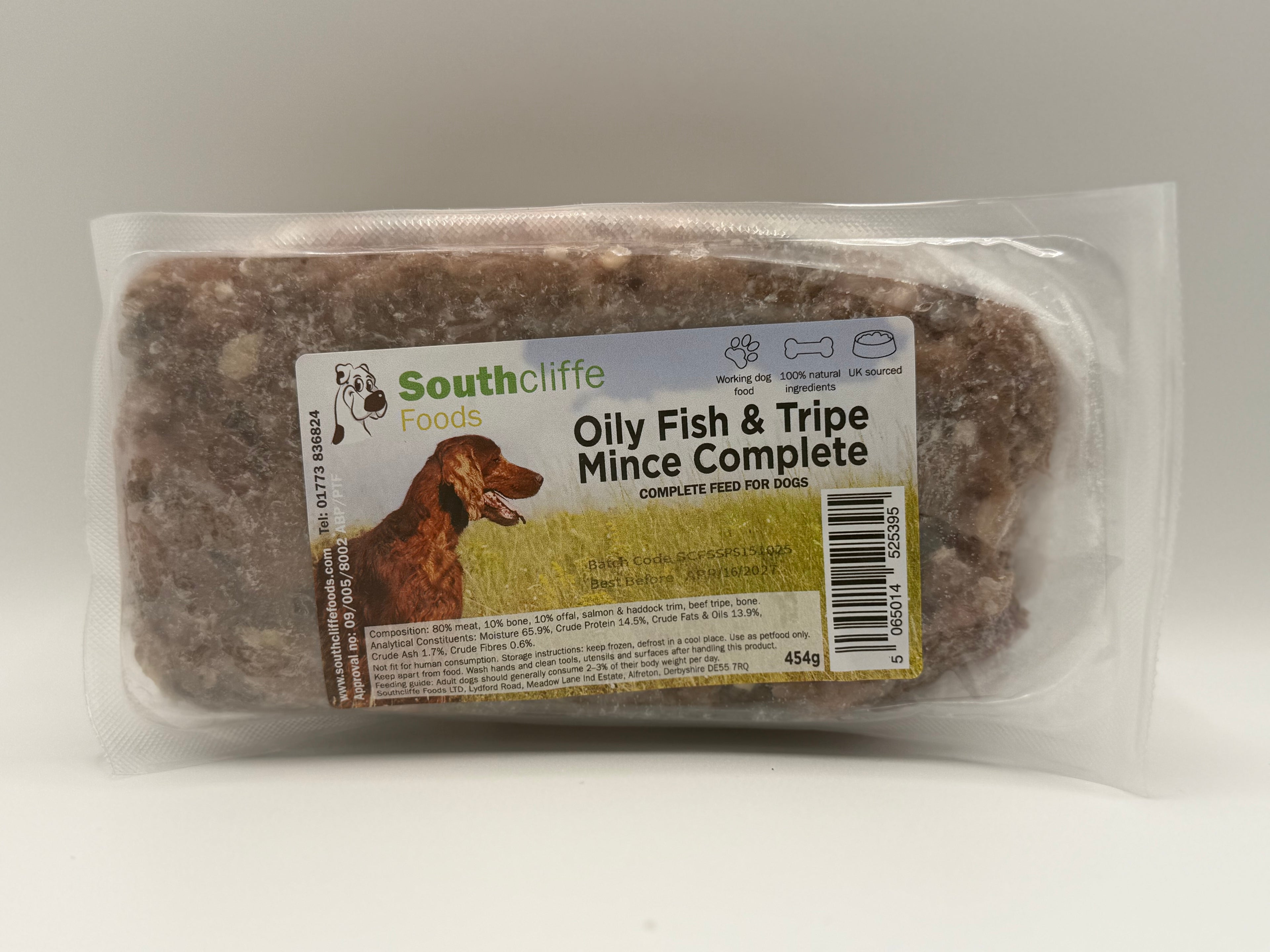 Southcliffe Oily Fish & Tripe Complete - 24 x 454g 80/10/10