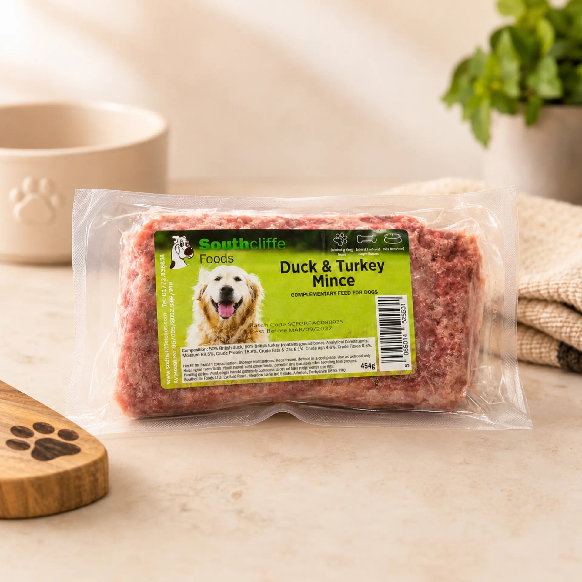 Southcliffe Duck & Turkey Mince - 24 x 454g 90/10